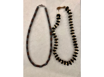 2 Vintage Choker Necklaces